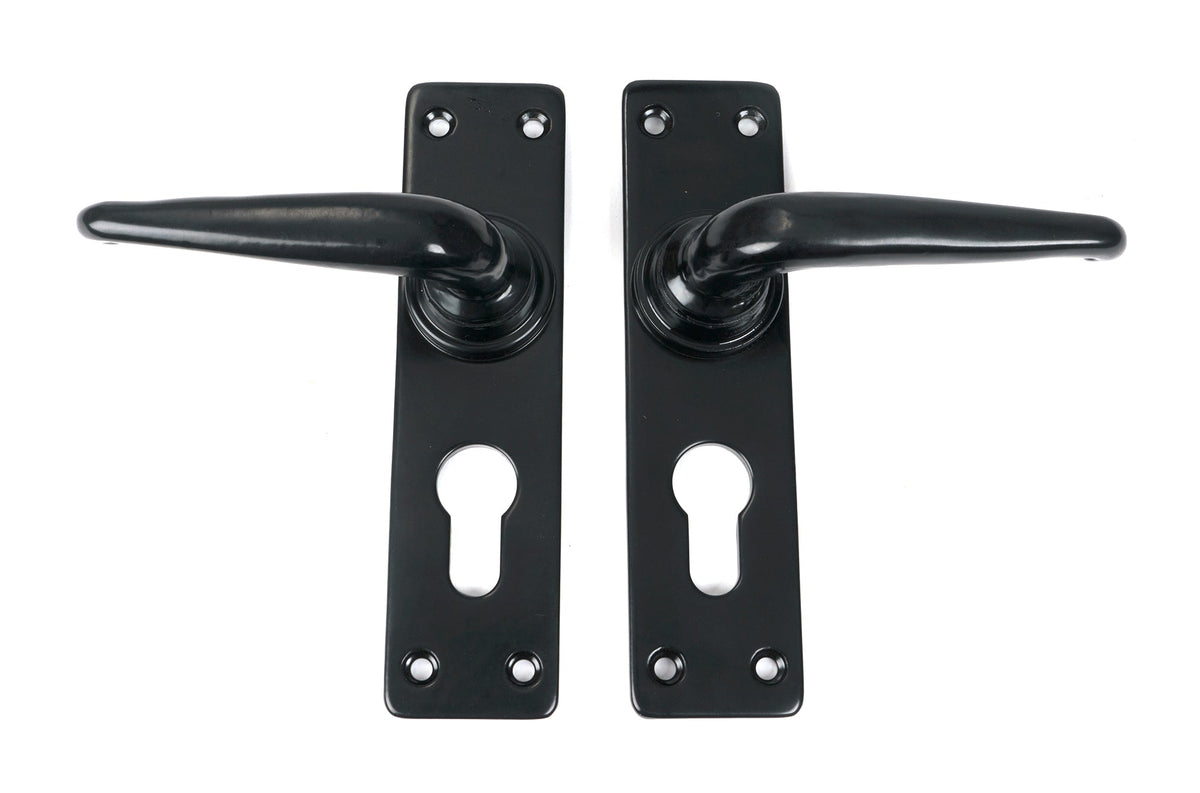Smooth Lever Euro Lock Set by From The Anvil
