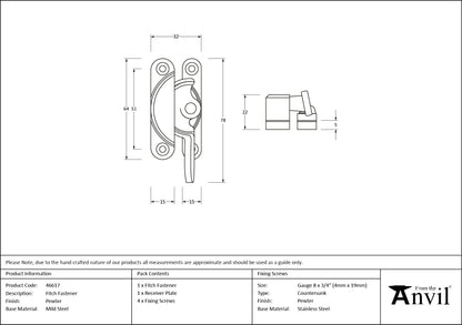 Fitch Fastener by From The Anvil