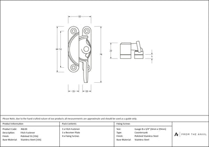 Fitch Fastener by From The Anvil