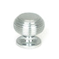 From The Anvil's Satin Chrome Beehive Cabinet Knob