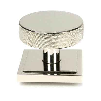 From The Anvil's Polished Nickel Brompton Centre Door Knob