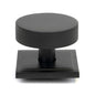 From The Anvil's Matt Black Brompton Centre Door Knob