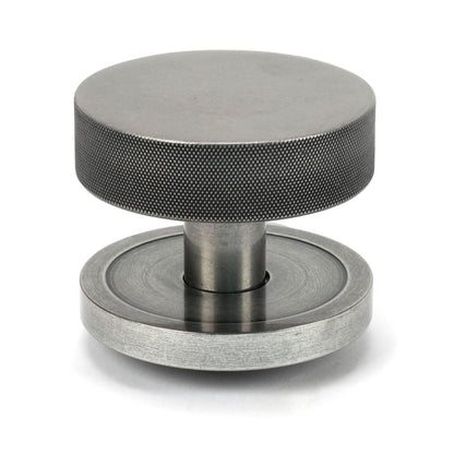 From The Anvil's Pewter Patina Brompton Centre Door Knob
