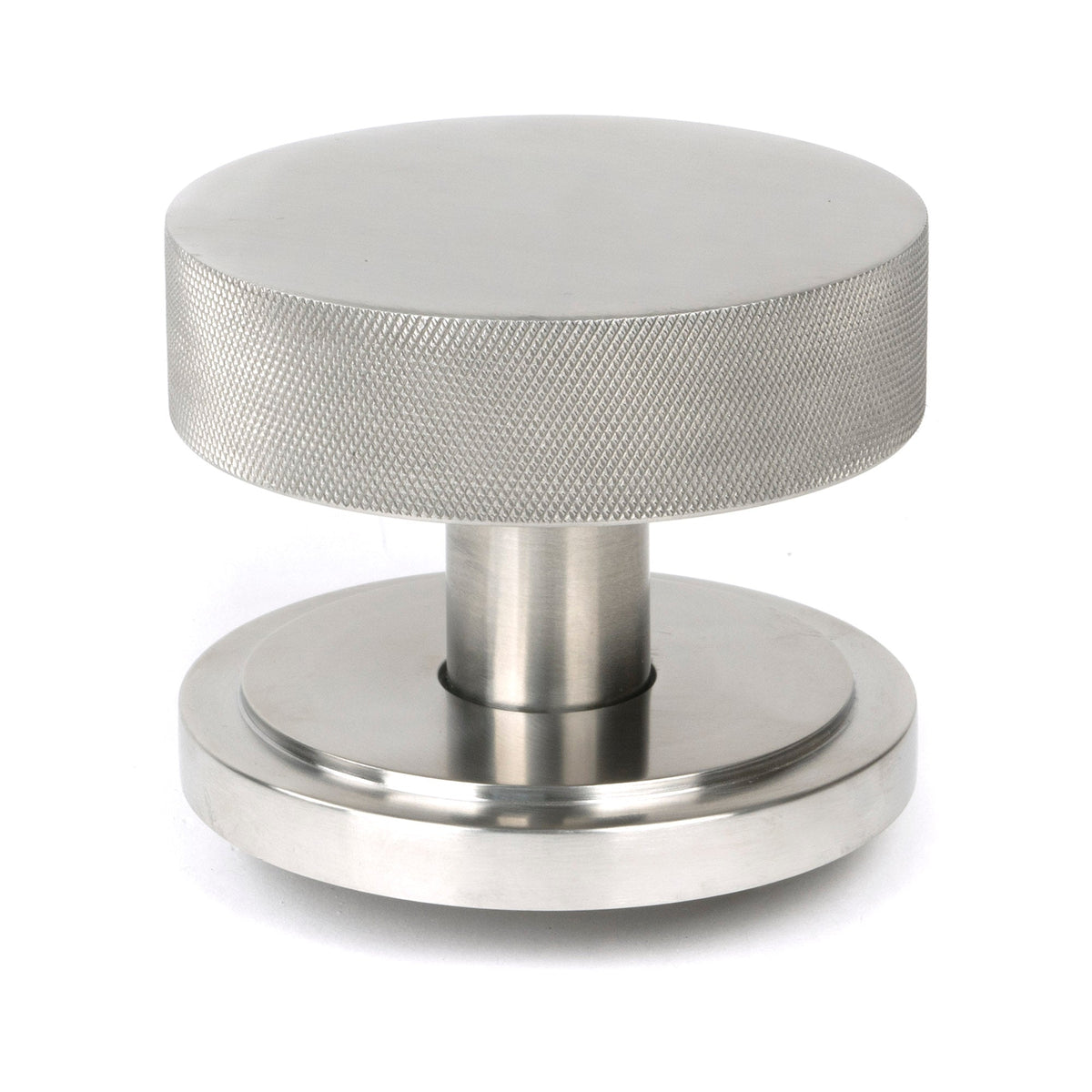 From The Anvil's Satin Marine SS (316) Brompton Centre Door Knob