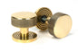 From The Anvil's Aged Brass Brompton Mortice/Rim Knob Set