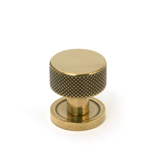 From The Anvil's Aged Brass 25mm Brompton Cabinet Knob