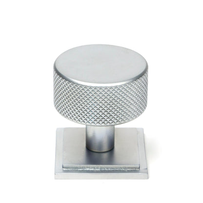 From The Anvil's Satin Chrome 32mm Brompton Cabinet Knob