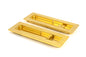 From The Anvil's Polished Brass Plain Rectangular Pull - Privacy Set