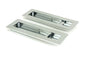 From The Anvil's Polished Chrome Plain Rectangular Pull - Privacy Set