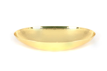 From The Anvil's Hammered Brass Oval basin