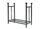 From The Anvil's Matt Black Rectangular Log Holder