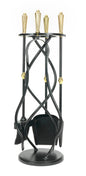 From The Anvil's Matt Black Spiral Companion Set