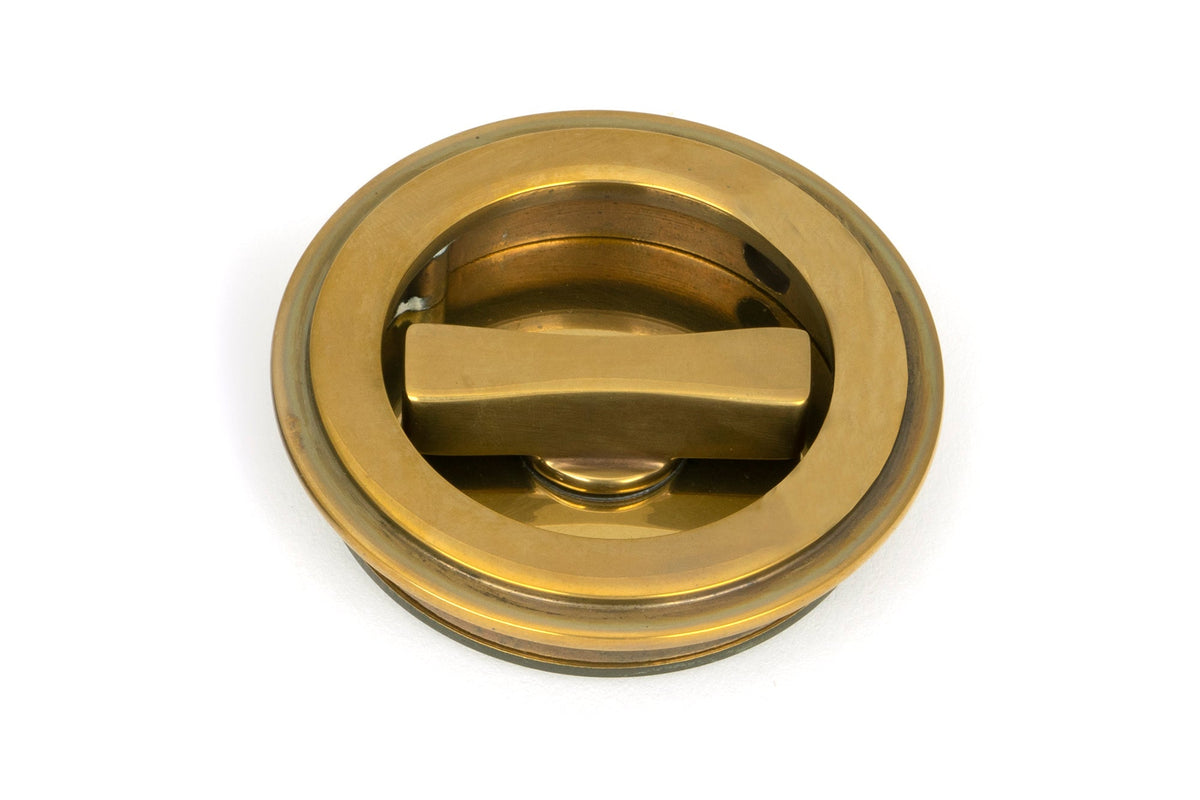 Art Deco Round Pull - Privacy Set by From The Anvil