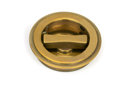 Art Deco Round Pull - Privacy Set by From The Anvil