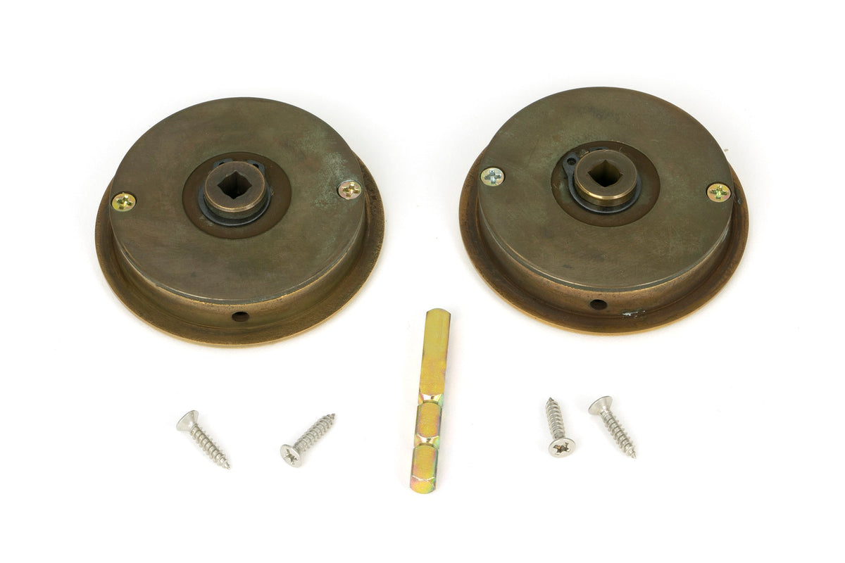 Art Deco Round Pull - Privacy Set by From The Anvil