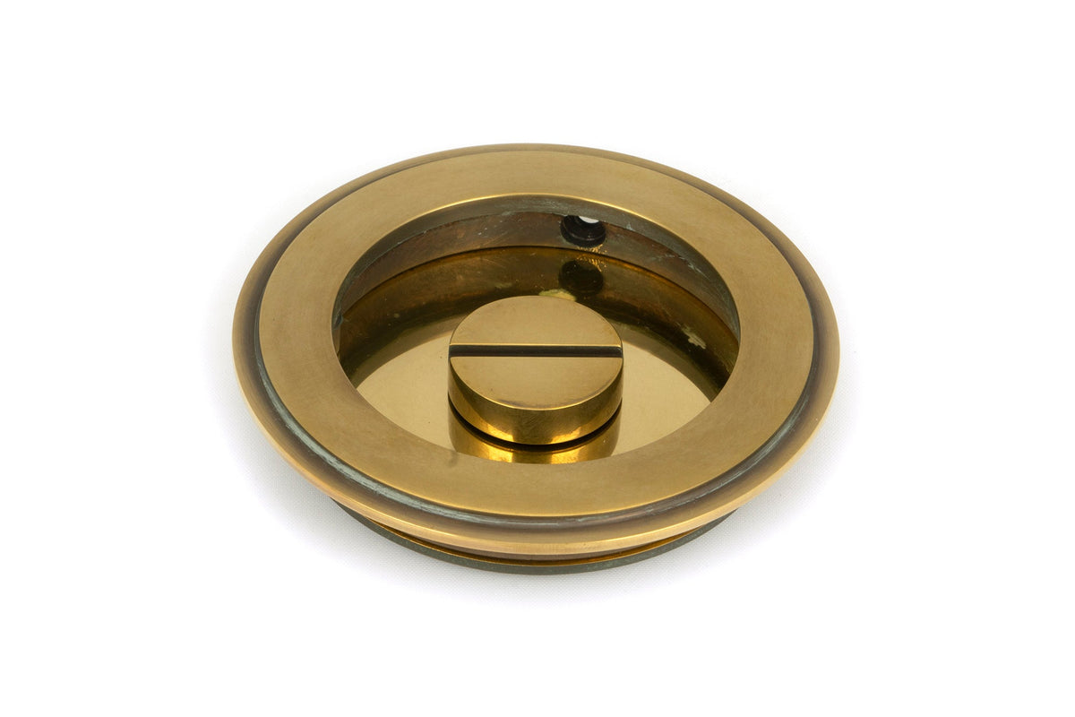 Art Deco Round Pull - Privacy Set by From The Anvil