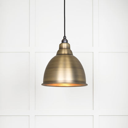 From The Anvil's Aged  Brass Aged Brass Brindley Pendant