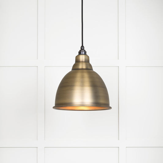 From The Anvil's Aged  Brass Aged Brass Brindley Pendant