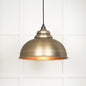 From The Anvil's Aged  Brass Aged Brass Harborne Pendant