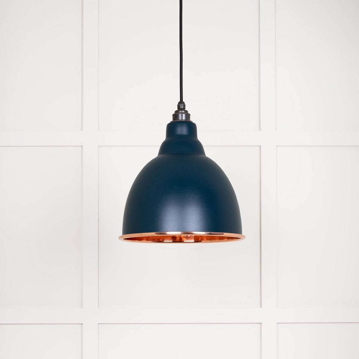 Hammered Copper Brindley Pendant by From The Anvil