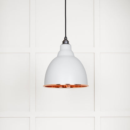 Hammered Copper Brindley Pendant by From The Anvil