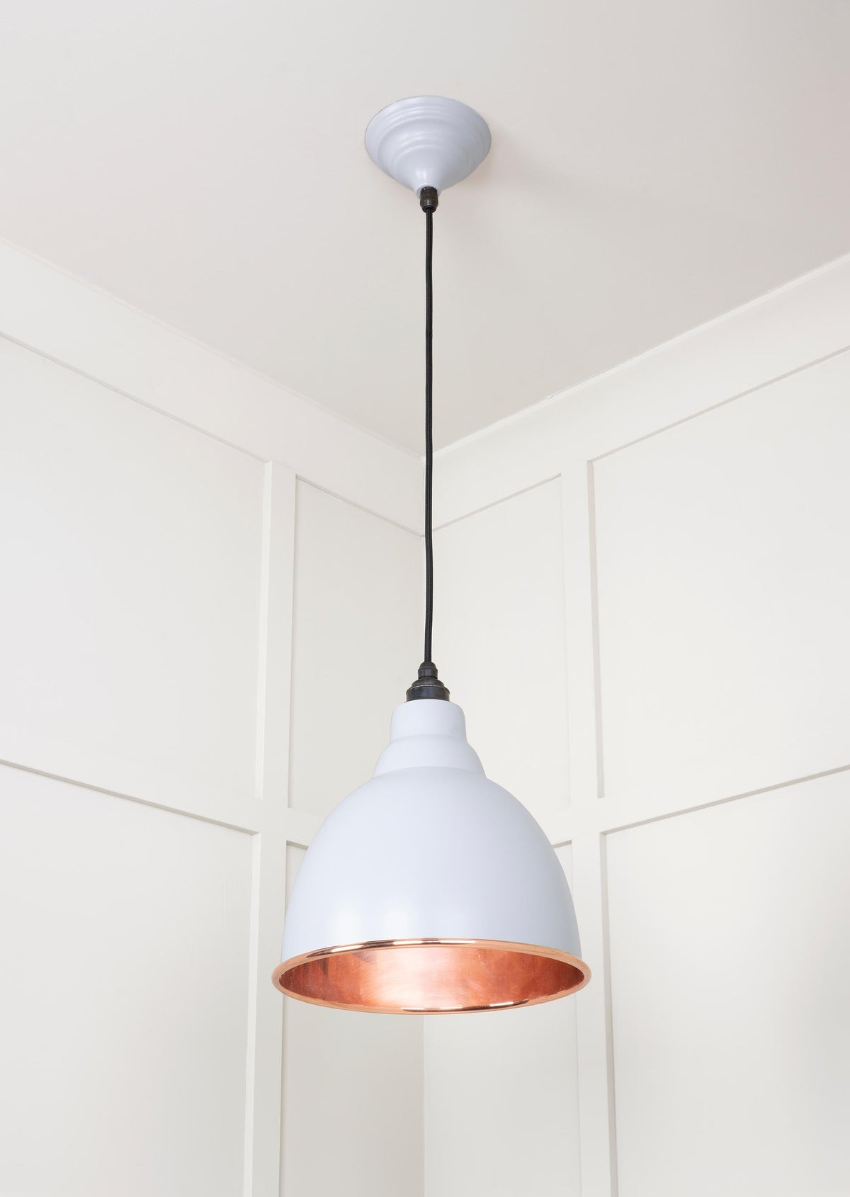 Smooth Copper Brindley Pendant by From The Anvil