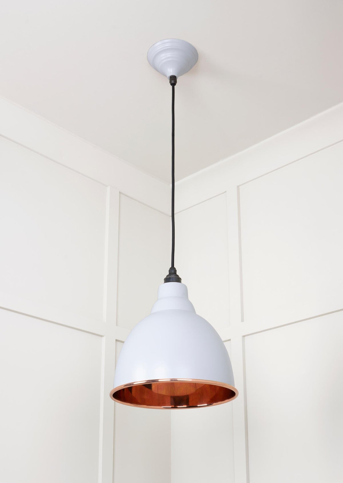 Smooth Copper Brindley Pendant by From The Anvil