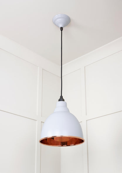 Smooth Copper Brindley Pendant by From The Anvil