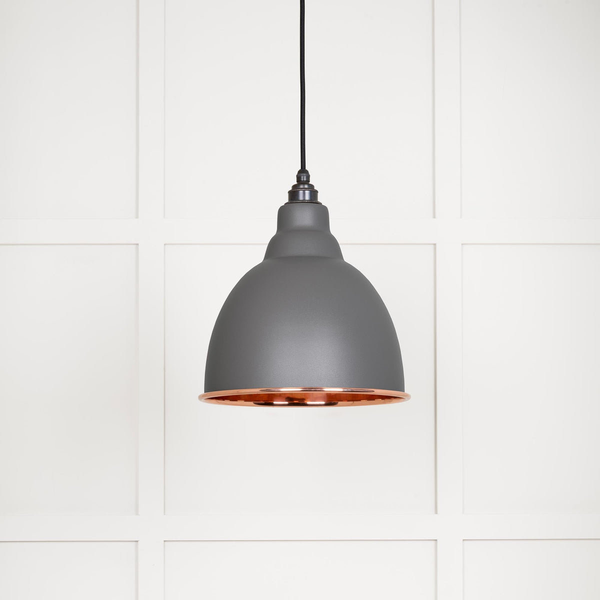Smooth Copper Brindley Pendant by From The Anvil