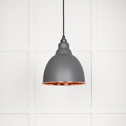 Smooth Copper Brindley Pendant by From The Anvil