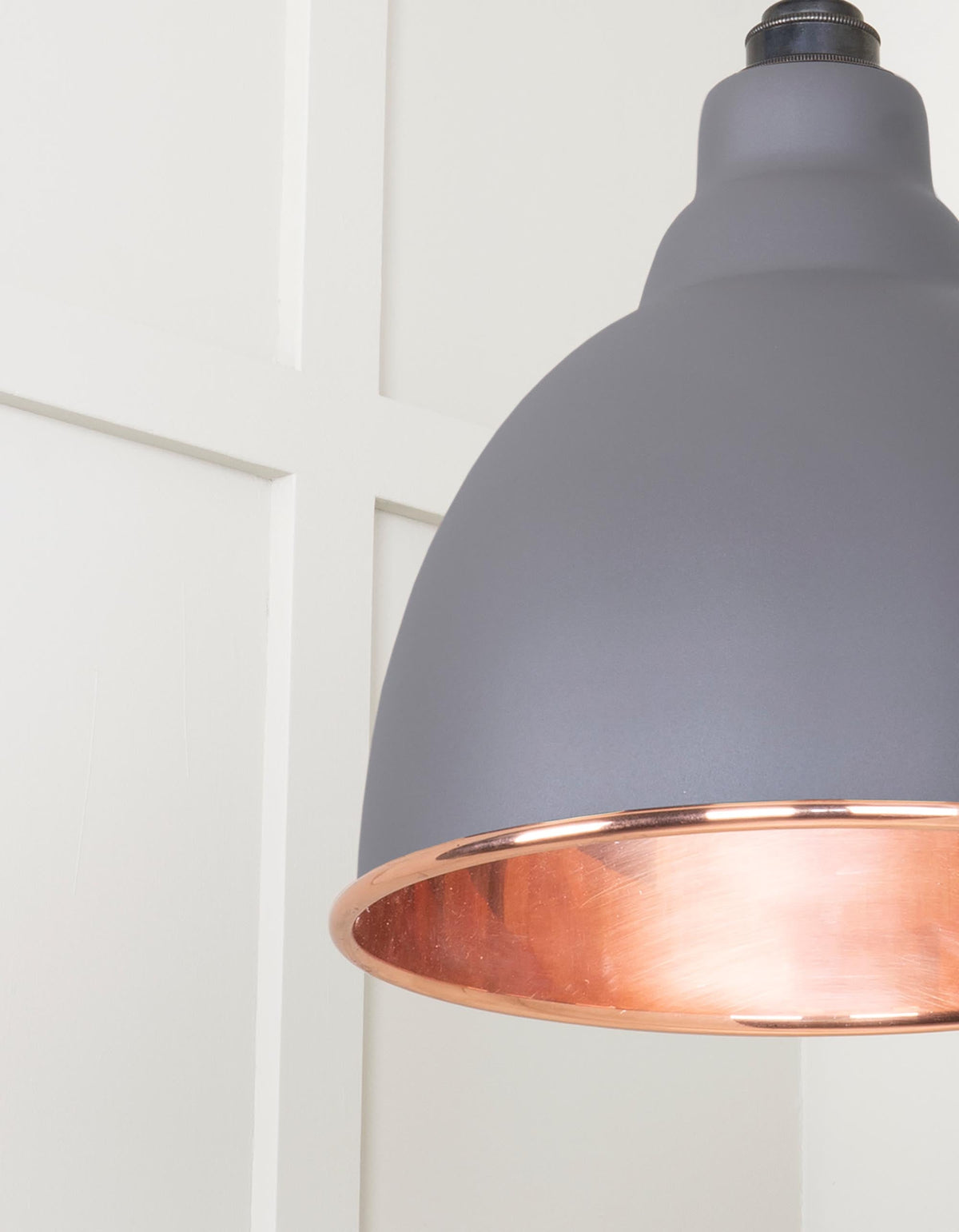 Smooth Copper Brindley Pendant by From The Anvil