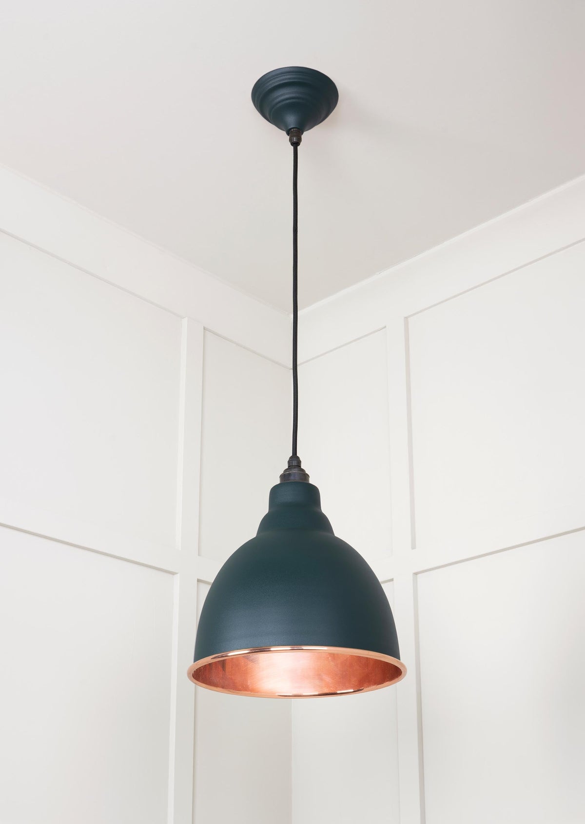 Smooth Copper Brindley Pendant by From The Anvil