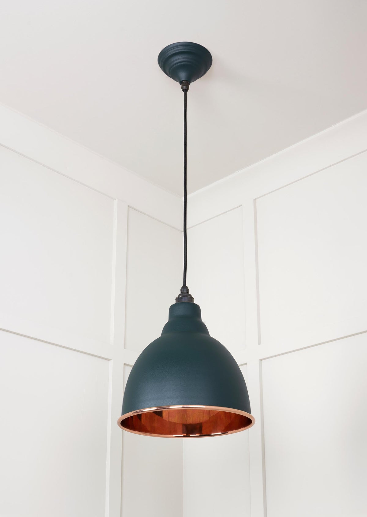 Smooth Copper Brindley Pendant by From The Anvil