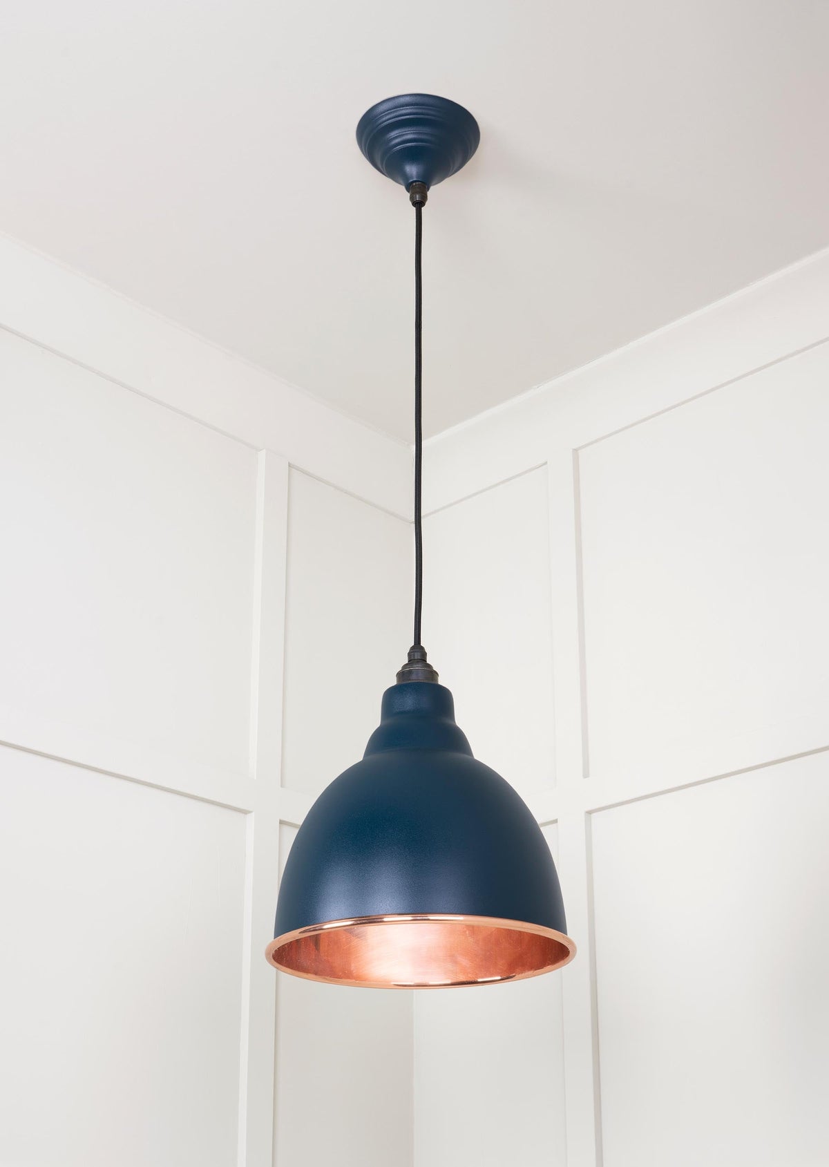Smooth Copper Brindley Pendant by From The Anvil