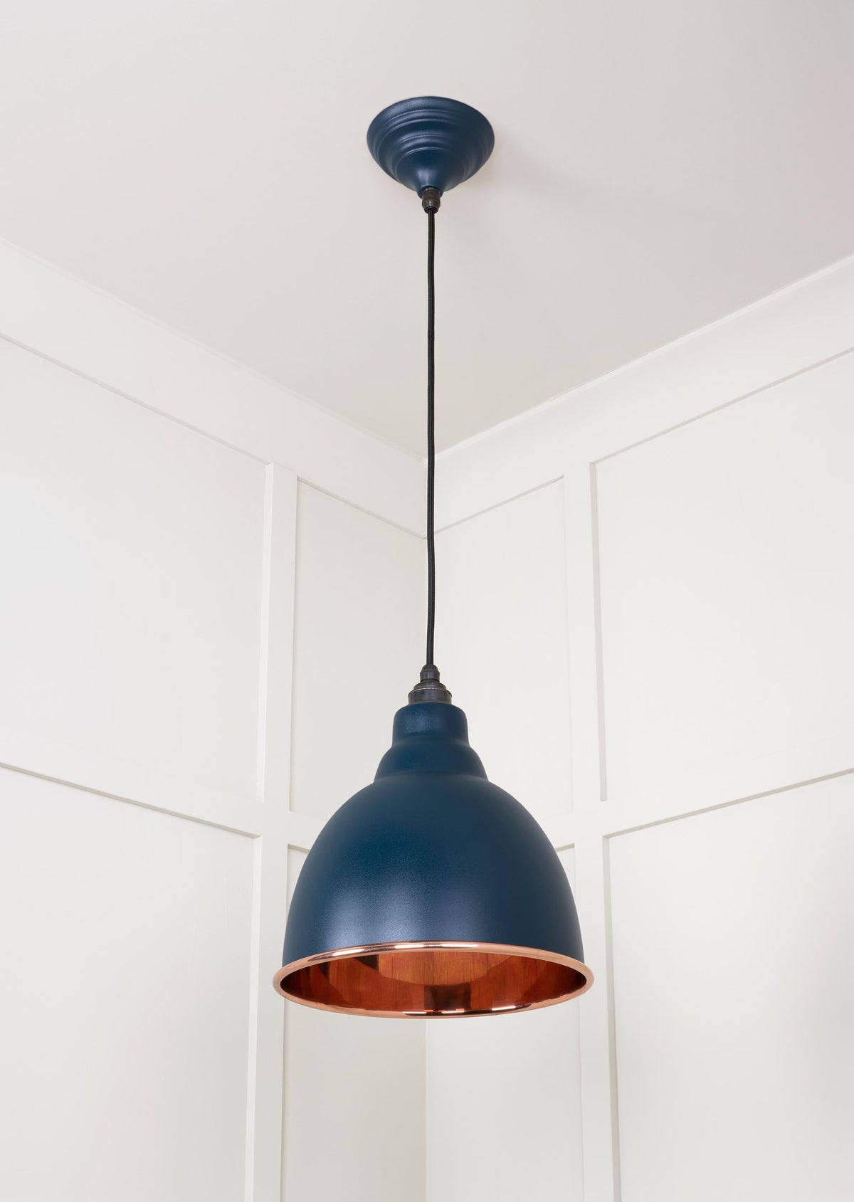 Smooth Copper Brindley Pendant by From The Anvil