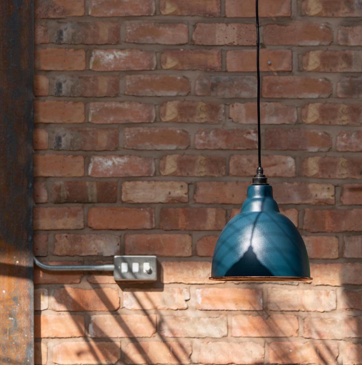 Smooth Copper Brindley Pendant by From The Anvil