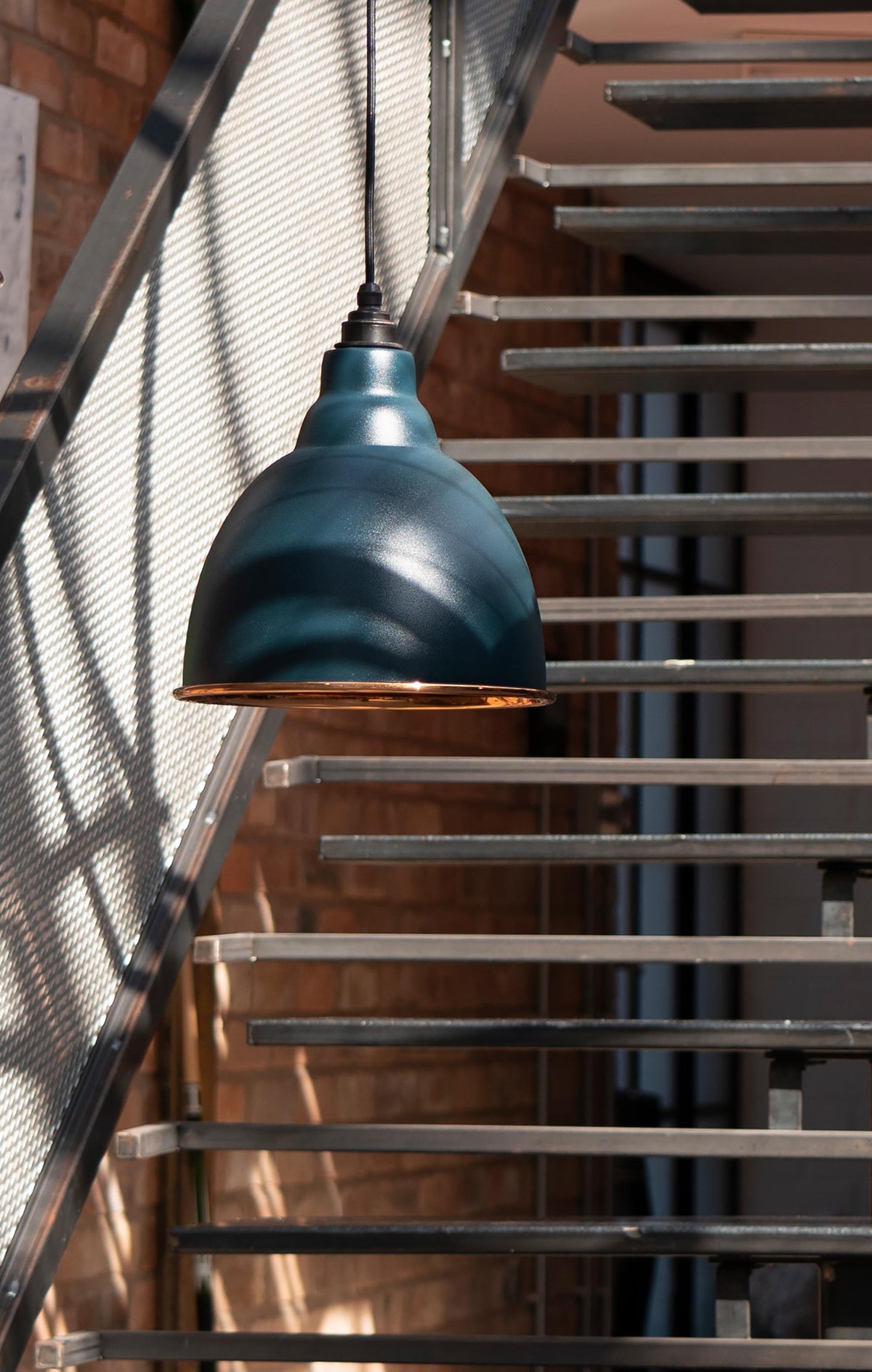 Smooth Copper Brindley Pendant by From The Anvil