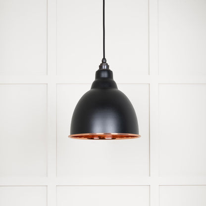 Smooth Copper Brindley Pendant by From The Anvil