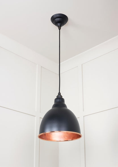 Smooth Copper Brindley Pendant by From The Anvil