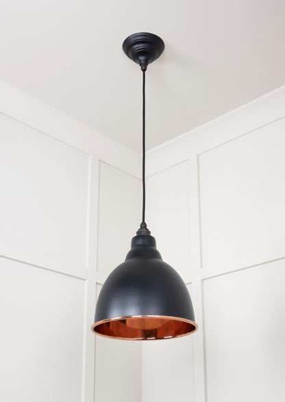 Smooth Copper Brindley Pendant by From The Anvil