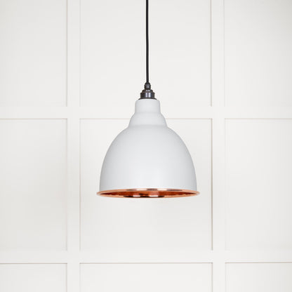 Smooth Copper Brindley Pendant by From The Anvil
