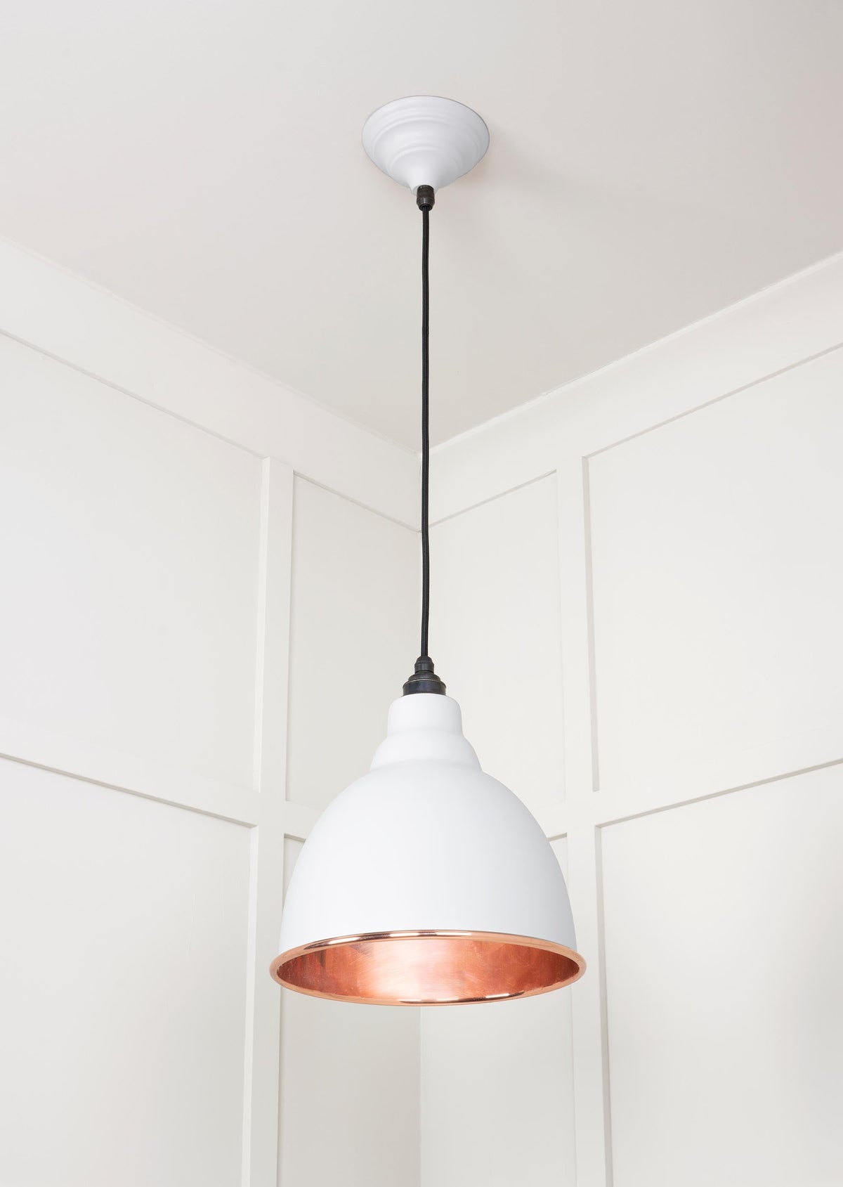 Smooth Copper Brindley Pendant by From The Anvil