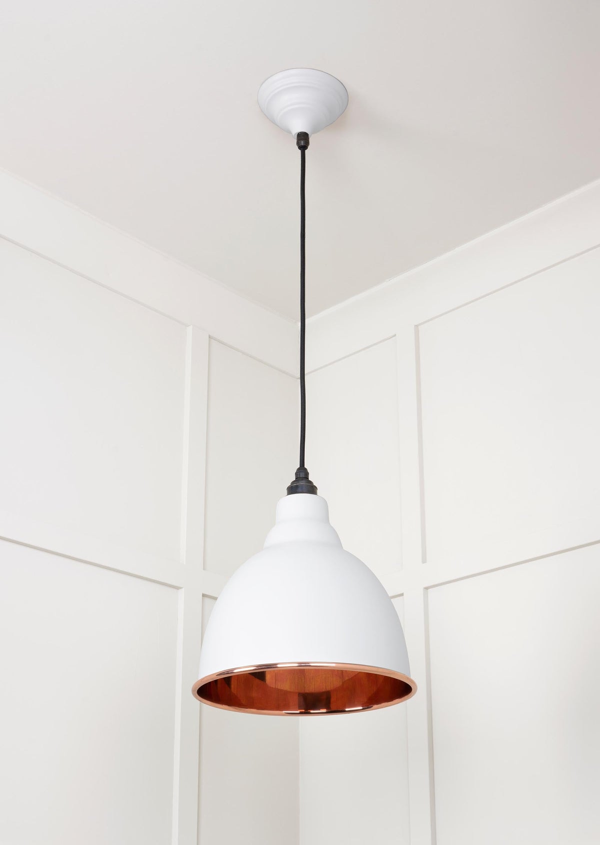 Smooth Copper Brindley Pendant by From The Anvil