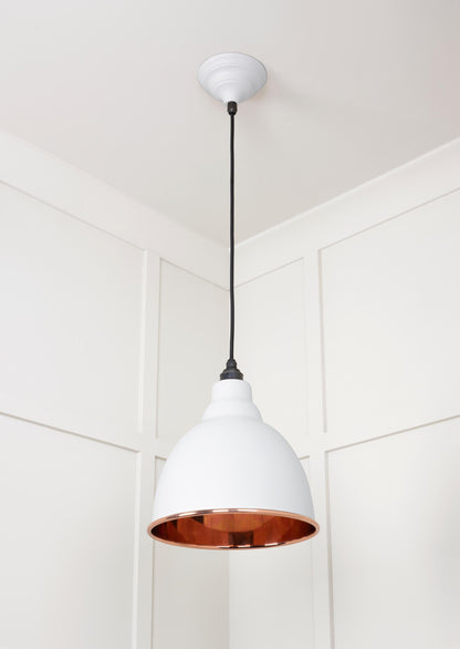Smooth Copper Brindley Pendant by From The Anvil
