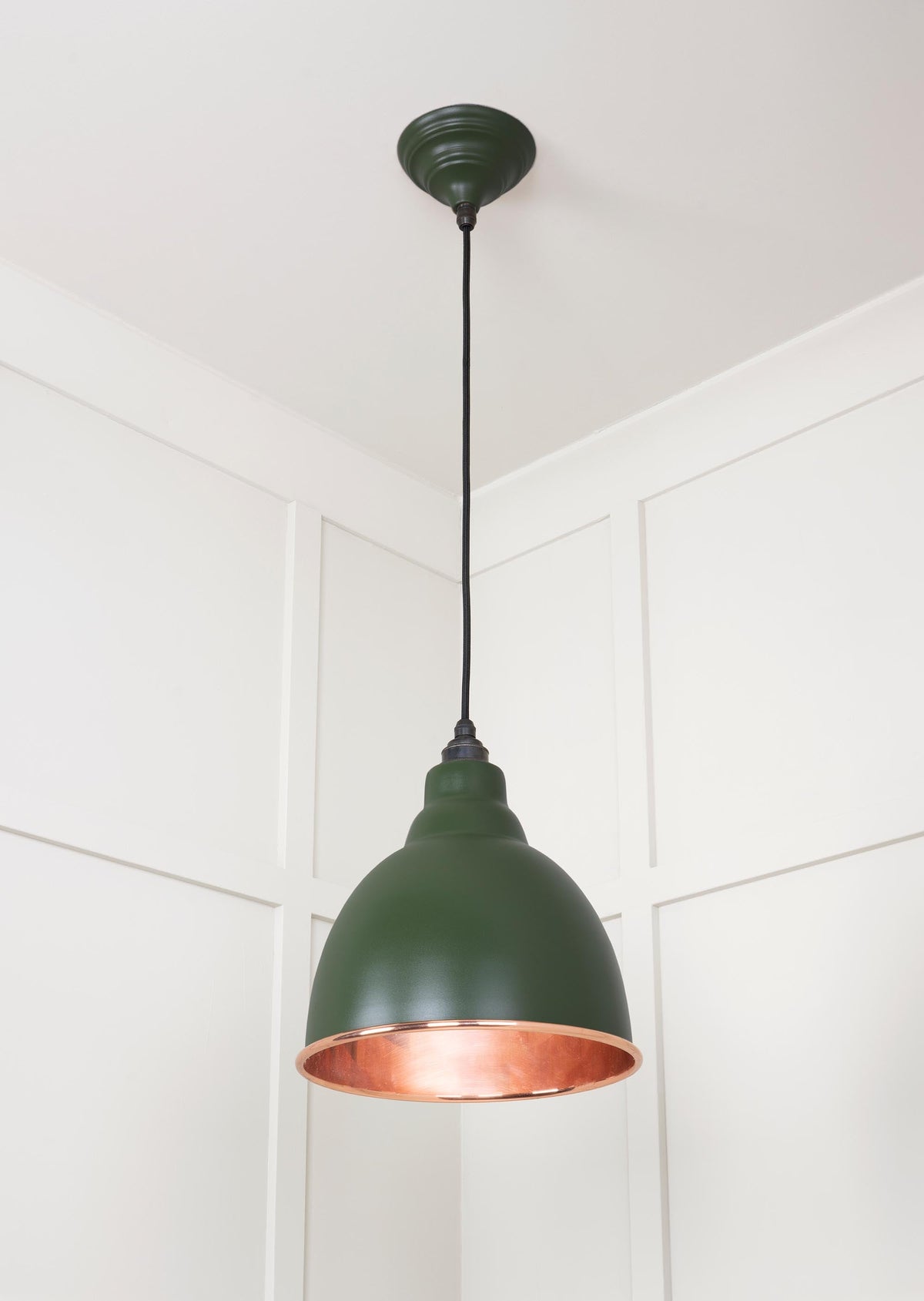 Smooth Copper Brindley Pendant by From The Anvil