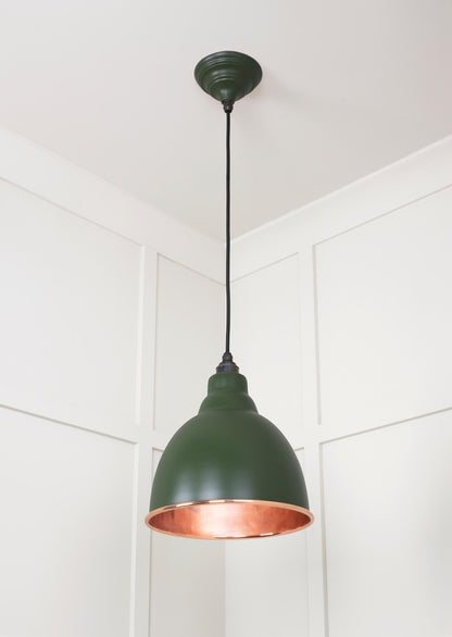 Smooth Copper Brindley Pendant by From The Anvil