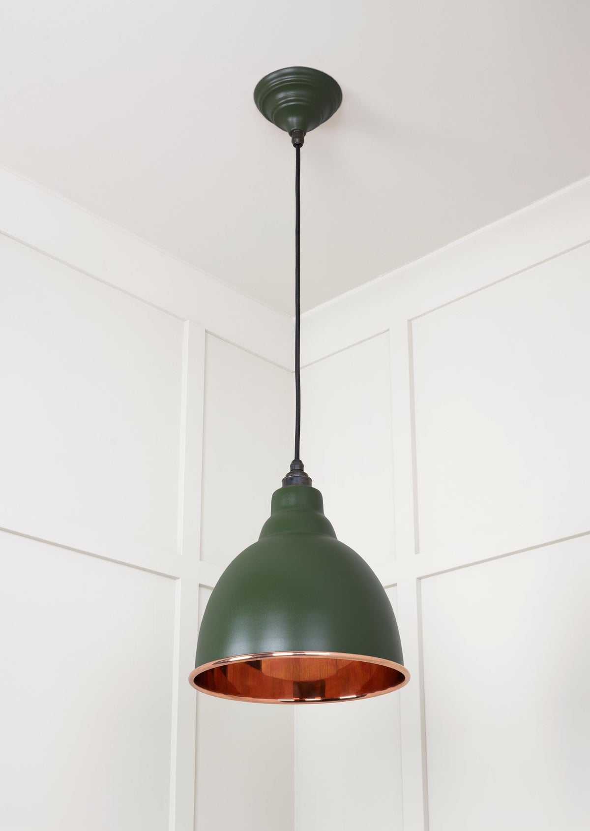 Smooth Copper Brindley Pendant by From The Anvil