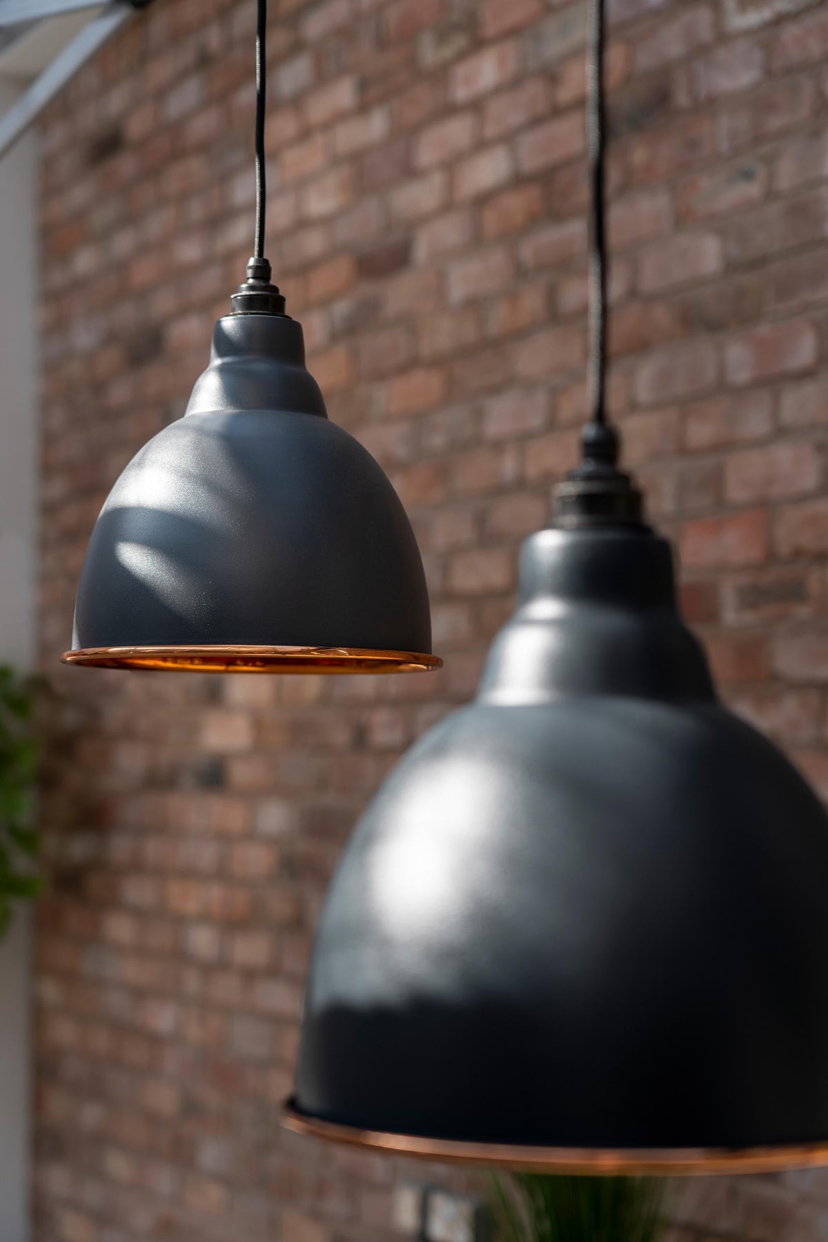 Hammered Copper Brindley Pendant by From The Anvil