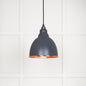From The Anvil's Hammered Copper Hammered Copper Brindley Pendant