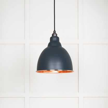 From The Anvil's Hammered Copper Hammered Copper Brindley Pendant